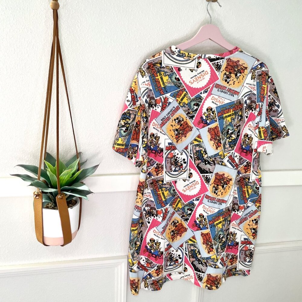 Zara x Disney Short Sleeve Graphic Tee Shirt Dress Size L 0085/801/020 - Picture 5 of 5